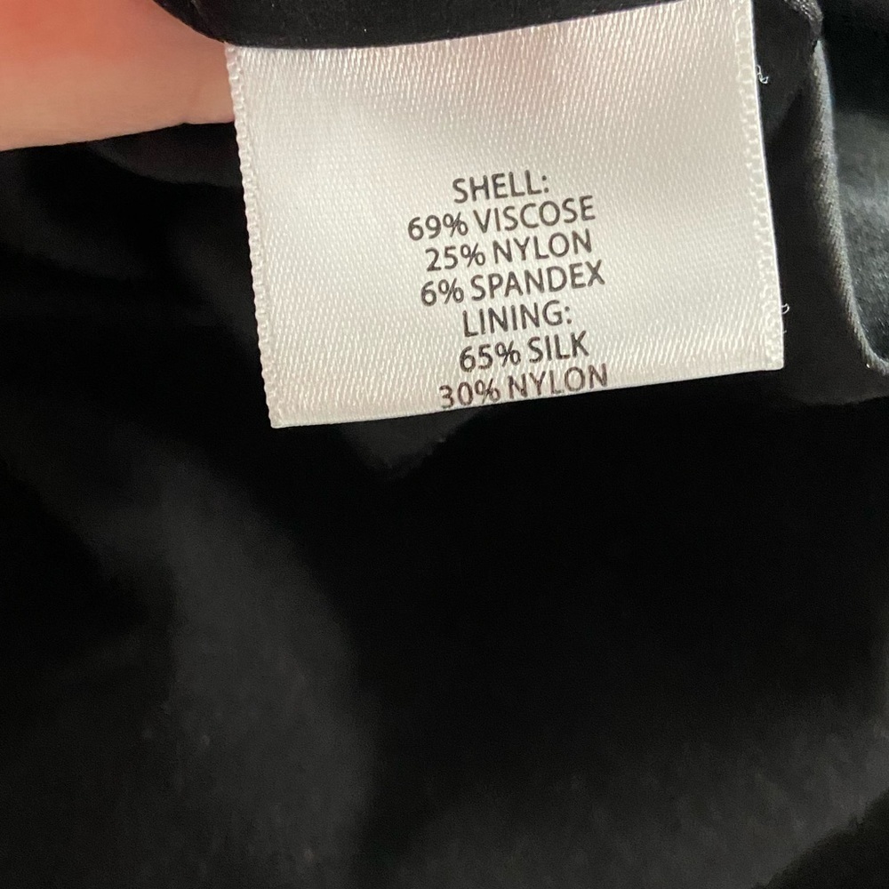 Eileen Fisher Square Neck Silk Crepe Sleeveless Shift - Picture 9 of 10